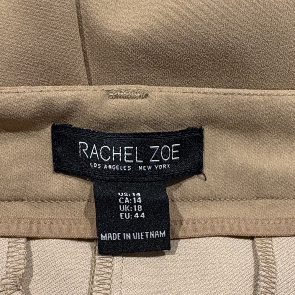 Rachel Zoe Women's Khaki Trousers - Picture 2 of 3